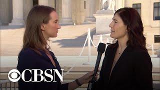 Lawyer challenging abortion law reacts after Supreme Court arguments