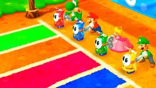 Mario Party The Top 100 Minigames Yoshi vs Mario vs Peach vs Luigi Master