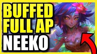 THEY BUFFED NEEKO THREE (3) TIMES IN ONE PATCH?!  FULL AP GLACIAL NEEKO SUPPORT!  BEST NEEKO BUILD