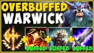 WTF! TRIPLE ITEM BUFFS MAKE WARWICK A 100% ABSURD TOP LANER! WARWICK TOP GAMEPLAY! League of Legends