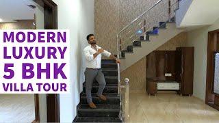 Best Interior Design Luxurious 5 BHK + 1 Duplex House, New Sunny Enclave Mohali