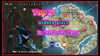 Top 5 secret hiden place in free fire 2021 || Top 5 secret locations - Garena free fire ||