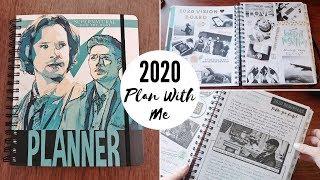 How I Set Up My 2020 Supernatural Planner | Plan With Me, Vision Board & More