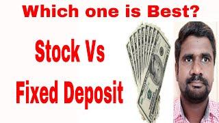 Stock Vs Fixed Deposit which is best | One up on Wall street | Stock Market | Part - 10