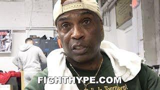 JARON ENNIS ON CRAWFORD & SPENCE LEVEL, INSISTS FATHER/TRAINER; EXPLAINS "15 GUYS TURNED HIM DOWN"