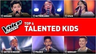 Most TALENTED KIDS in The Voice Kids | TOP 6