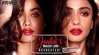 Janhvi Kapoor's Perfect Valentine's Day Inspired Makeup | Red Lip Tutorial Ft. Sush Dazzles | Nykaa