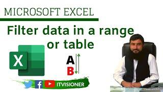 How to Sort data in a table or Range | Sort data in a table or Range