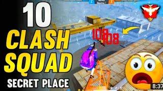 Top 10 hiding place in clash squad rank 