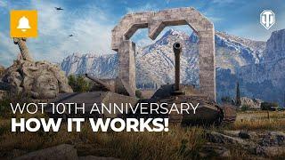 World of Tanks 10th Anniversary: How it works!