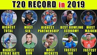 T20 CRICKET के 11 बड़े RECORD जो बने साल 2019 में|Fastest Hundred,Most Wicket,Most Six,Most Run...