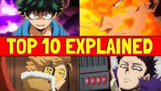 Top 10 UNSOLVED MYSTERIES in My Hero Academia!