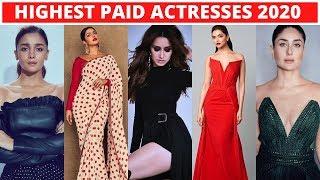 Top 10 Highest Paid Bollywood Actresses 2020 - Anushka Sharma, Alia Bhatt, Katrina Kaif