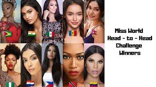 Miss World 2019 Head to Head Challenge Winners Top 10