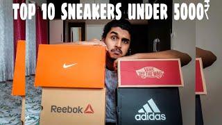 Top 10 Sneakers under ₹5000 | Best budget lifestyle shoes in 2020