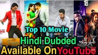 Top 10 Big New South Indian Movies Hindi Dubbed | Available On Youtube | fk movies studio