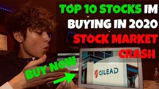 TOP 10 STOCKS I'M BUYING IN 2020 STOCK MARKET CRASH