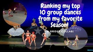 Ranking my top 10 Dance Moms group dances of my favorite Season!  (Skye_ALDC group collab!)