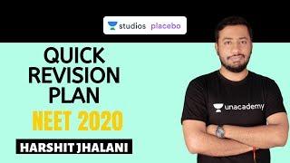 Quick Revision Plan | 4 Months | NEET Chemistry  | Target NEET 2020 | Harshit Jhalani