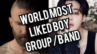 [TOP 45] WORLD MOST LIKED BOY GROUP/BAND OF ALL TIME | FEBRUARY  2021