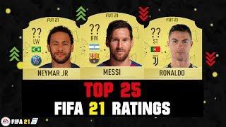 FIFA 21 | TOP 25 BEST PLAYER RATINGS! 