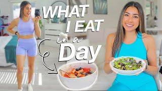 WHAT I EAT IN A DAY! Food Tips & Easy Recipes!