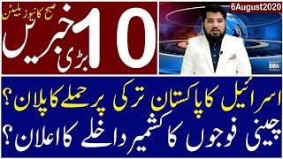 Top 10 with GNM | Morning | 6 August 2020 | Today's Top Latest Updates by Ghulam Nabi Madni |