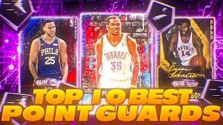 RANKING MY TOP TEN POINT GUARDS IN NBA 2K20 MYTEAM! AM I MISSING ANYONE?