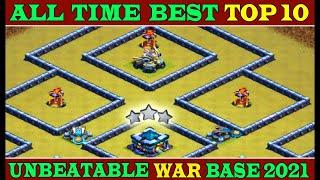 *** All Time Best TOP 10 *** TH13 War Base + Link ( 2021 ) | Unbeatable 