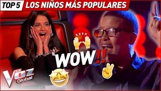 Los talents MÁS POPULARES de La Voz Kids