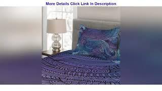 Top 10 Ambesonne Abstract Coverlet, Ocean Inspired Graphic Paisley Swirled Hand Drawn Artwork Print