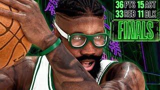 OLD SCHOOL QUADRUPLE-DOUBLE IN FINALS! NBA 2K20 My Career Gameplay Best Paint Beast Build