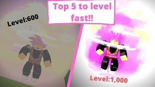 Top 5 Best Ways to level up FAST In Heaven! |DBZ Final Stand|