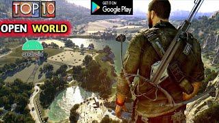 TOP 10 OPEN WORLD ANDROID GAMES | BEST OPEN WORLD GAMES FOR ANDROID | OFFLINE ANDROID GAMES |