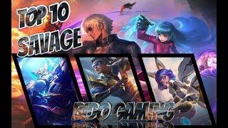 Mobile Legends TOP 10 SAVAGE Moment / Episode 1