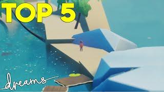 Top 5 Best Creations Of January | Dreams PS4