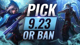 OP Pick or Ban: BEST BUILDS For EVERY Role - League of Legends Patch 9.23