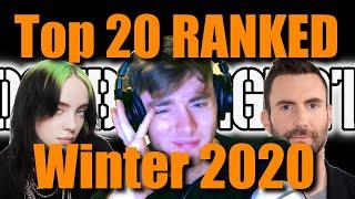 Winter 2020 Billboard Top 20 Ranked: Worst to Best