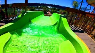 Shotgun Falls Water Slide at Raging Waters Water Park (San Jose)