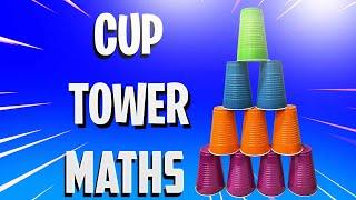 How Many Cups Are in this Cup Tower? Maths Problem of the Week