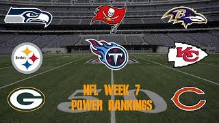 Top 10 NFL Power Rankings Week 7