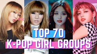 K-POP GIRL GROUPS Ranked by MOST VIEWED MUSIC VIDEO (TOP 70)