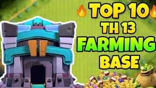 NEW TOP 10 TH13 FARMING BASE || BEST FARMING BASE WITH+LINK 2020 || CLASH OF CLANS