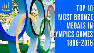 Top 10 Country by Most Bronze Medals in Olympics Games | TIDA Animated Stat (1896-2016)