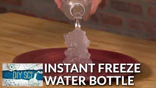 How to Instantly Freeze a Bottle of Water - Steve Spangler on DIY Sci