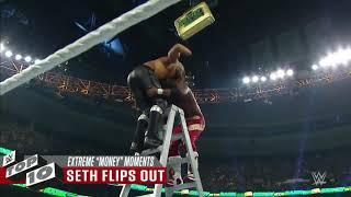 WWE Top 10 Brutal Money In The Bank moments