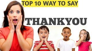 Top 10 way to say thankyou|| must watch || top 10 word collection.