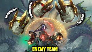 The problems of my high Elo Enemy Teams: IMMORTALITY | BROKEN BUILDS | FREE ELO 