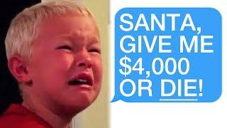 r/Entitledkids "DEAR SANTA, I HOPE YOU DIE YOU FATTY"