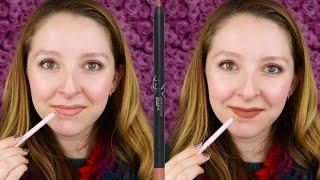 KYLIE COSMETICS LIP LINER IN ICED LATTE SWATCH & REVIEW